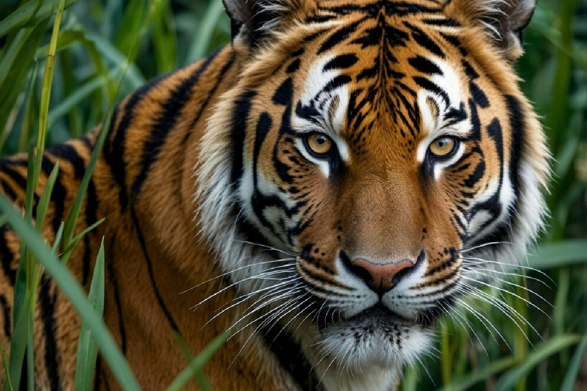 Il ruggito potente dei grandi felini che domina la natura e cattura l’attenzione generale