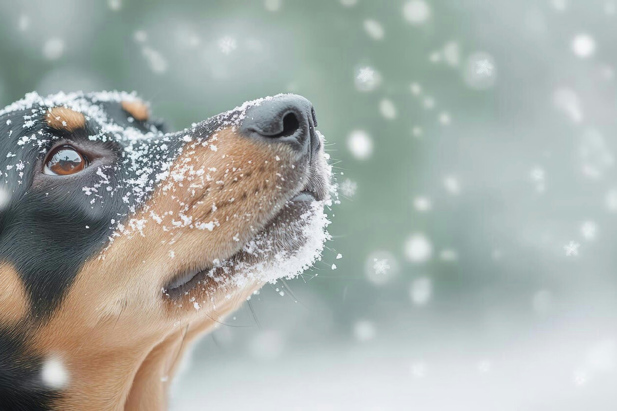 Tra sentieri innevati e corse libere, l’inverno ideale per il tuo cane all’aria aperta