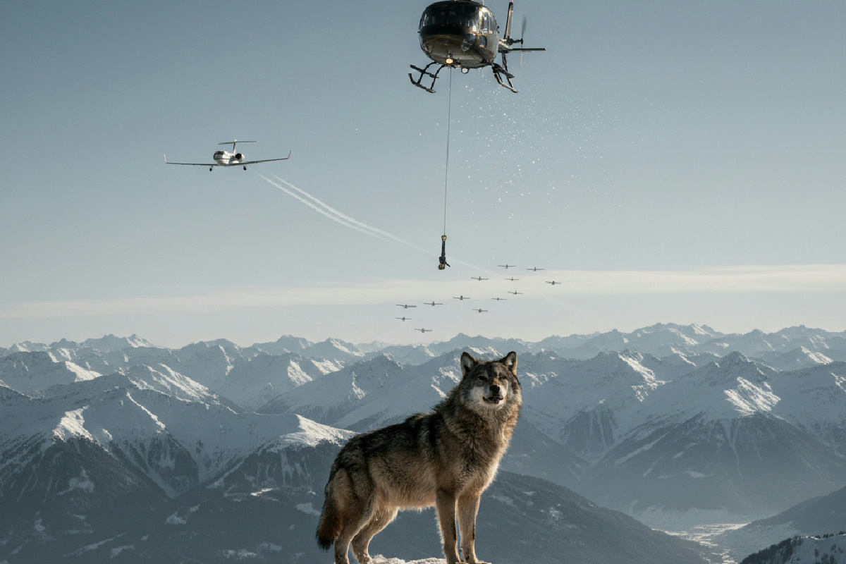 Una battaglia da 50mila euro, 27 voli e un elicottero per abbattere un singolo lupo in Val Venosta