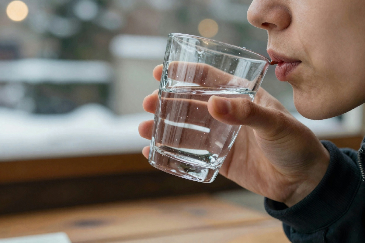 Bere 2 litri d'acqua in inverno è fondamentale? Ecco perché fa bene al tuo corpo