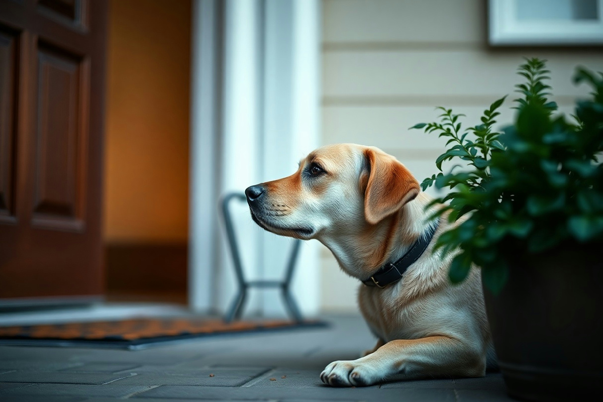 Perché il tuo cane aspetta sempre alla porta? La risposta ti sorprenderà e ti farà riflettere sul legame unico che hai con lui.