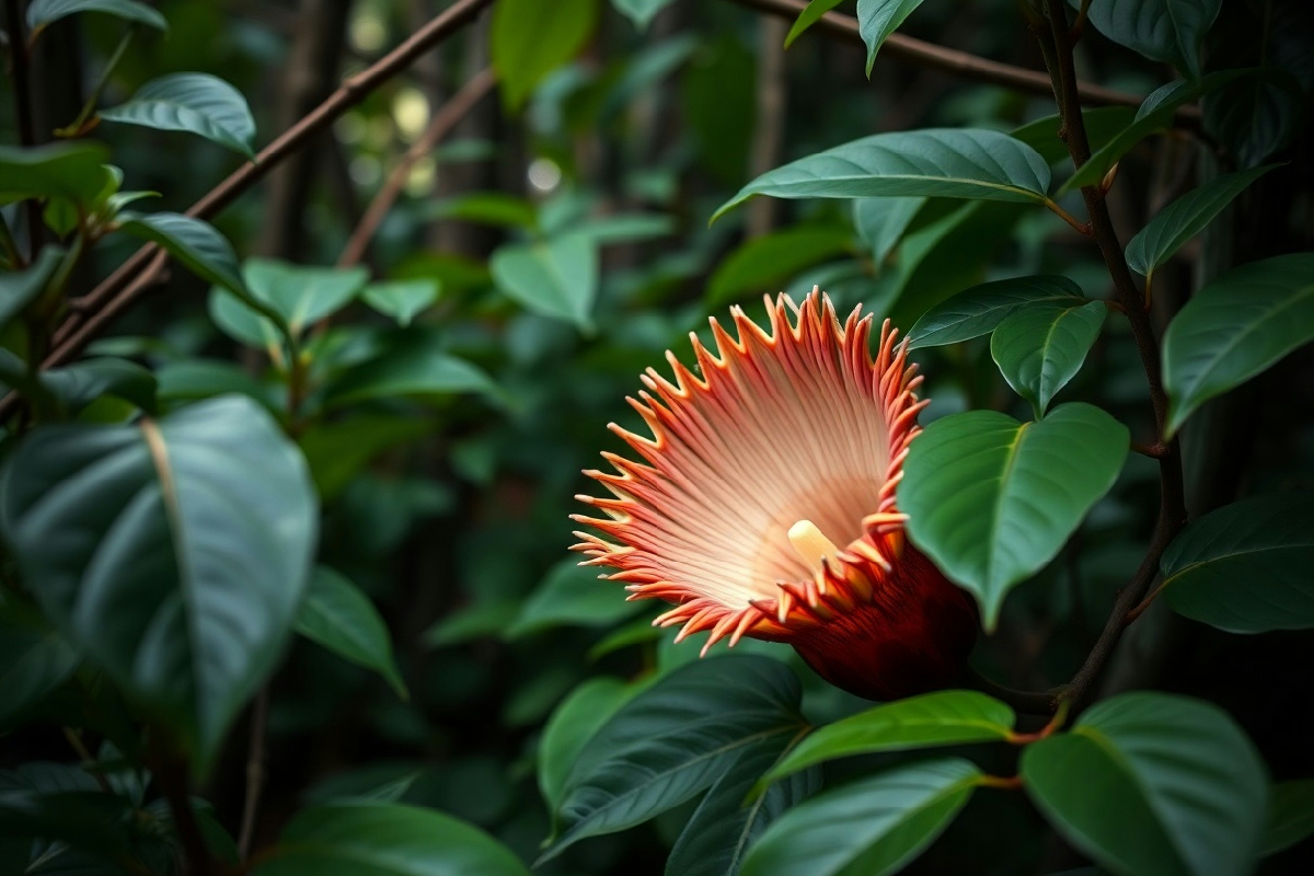 Rafflesia hasseltii, uno dei fiori più puzzolenti al mondo che vive nascosto in una liana